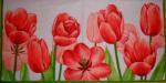 043 Tulpen - 3-lagig (grün/orange) - Ihr